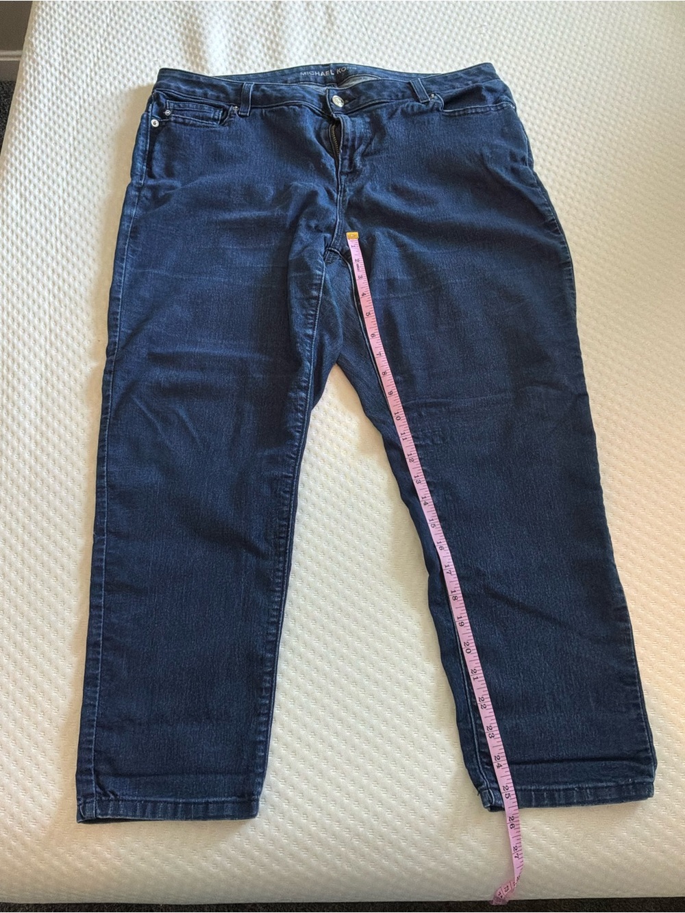 Michael Kors Dark Blue Cropped Jeans
